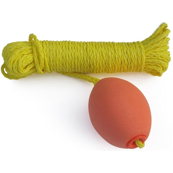 Slugfest Supplies 60 Ft. Economy Throw Rope With Buoy Yellow SL343979 - main